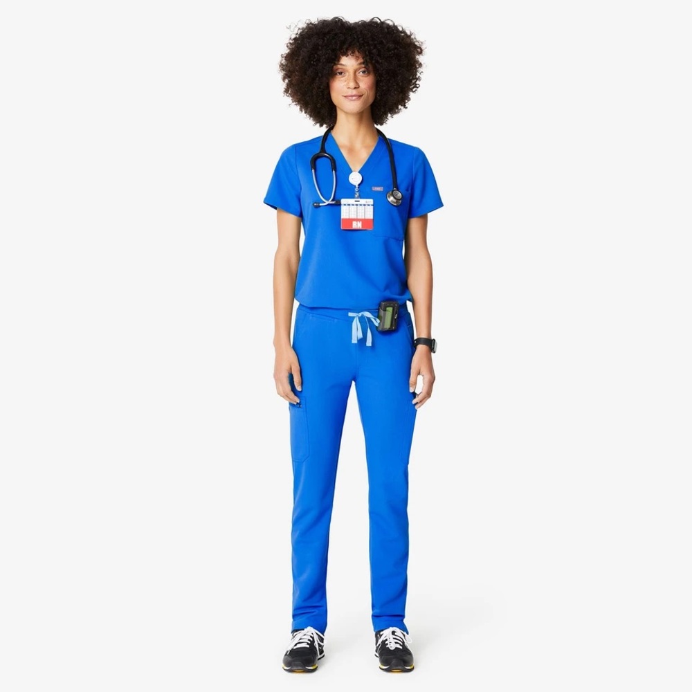 Figs Women’s Royal Blue Yola Skinny Scrub Pants